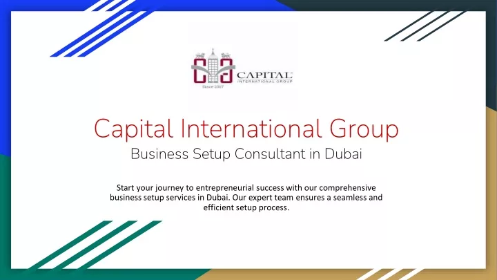 capital international group business setup