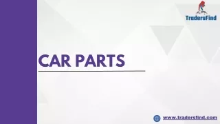 Car Parts Suppliers & Manufacturers in UAE - TradersFind