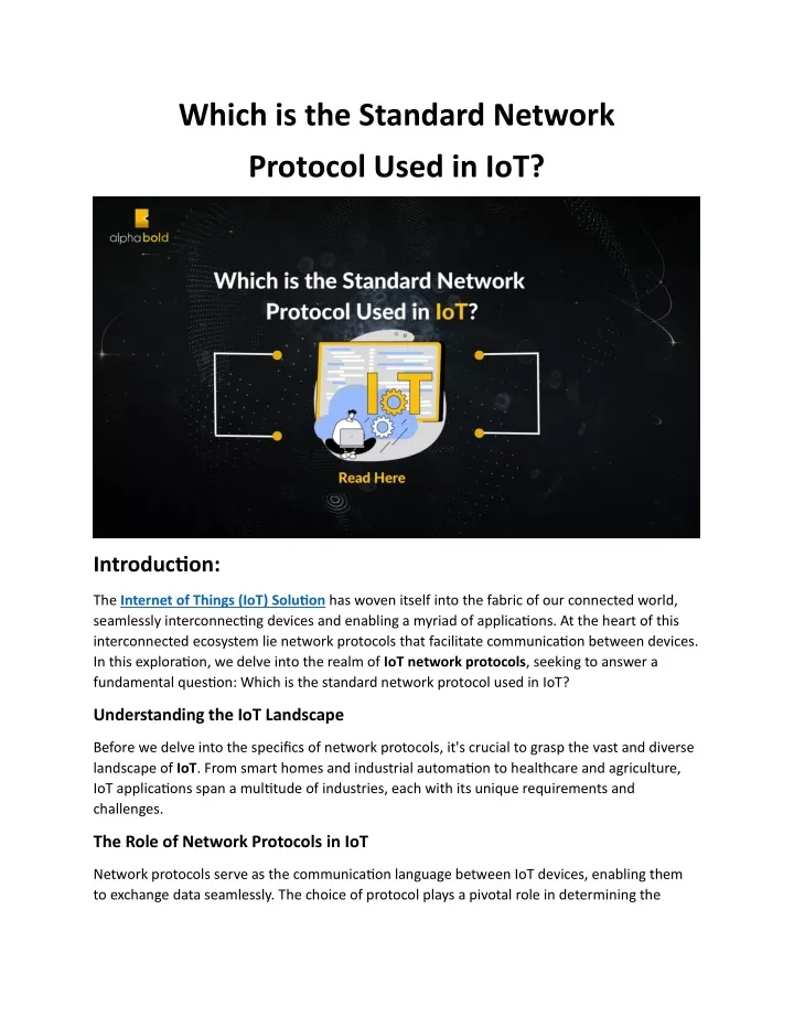 which is the standard network