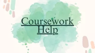 Coursework Help