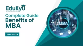 Benefits of MBA
