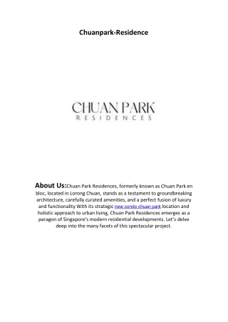 chuanpark-residence