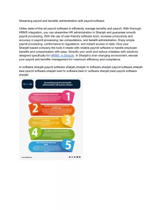 streaming payroll and benefits administration