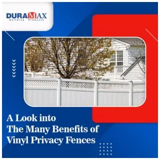 A Look into the Many Benefits of Vinyl Privacy Fences