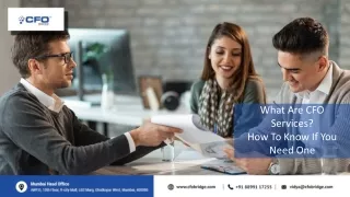 what are cfo services how to know if you need one