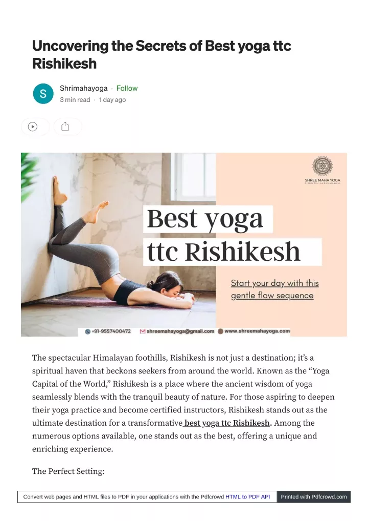 uncovering the secrets of best yoga ttc rishikesh