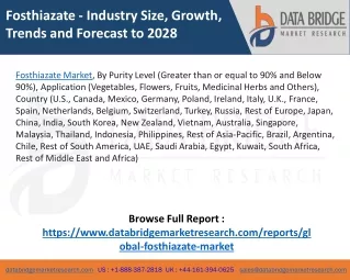 fosthiazate industry size growth trends