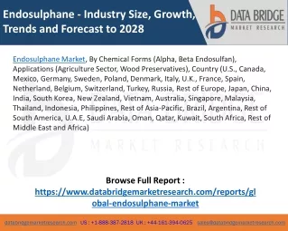 endosulphane industry size growth trends