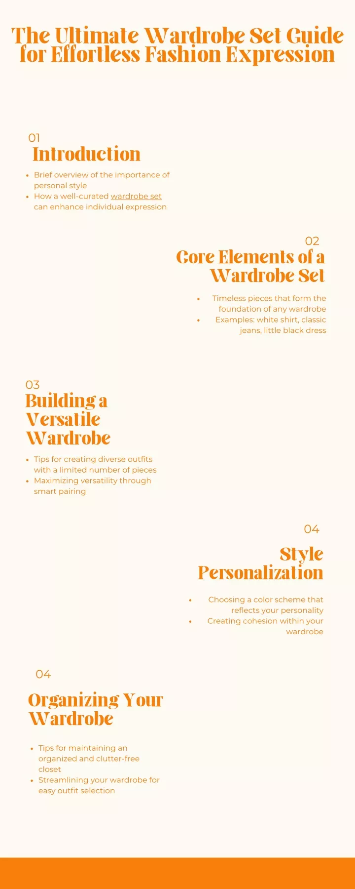 the ultimate wardrobe set guide for effortless