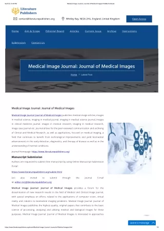 Medical Image Journal
