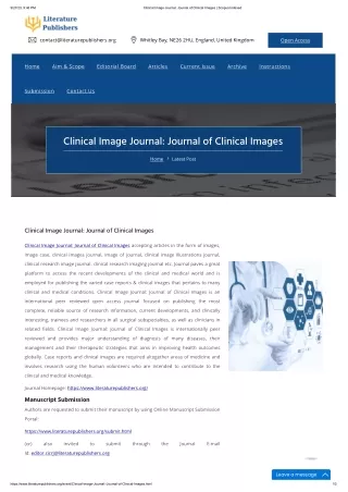 Clinical Image Journal