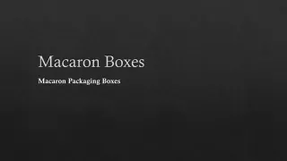 macaron boxes