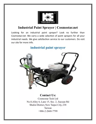 industrial paint sprayer cosmostar net