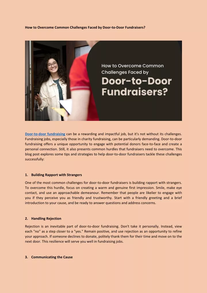how to overcome common challenges faced by door