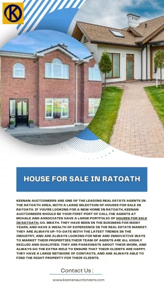 house for sale IN Ratoath