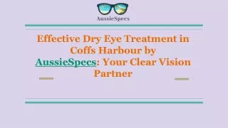 Dry Eye Treatment in Coffs Harbour