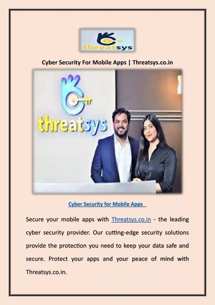 cyber security for mobile apps threatsys co in