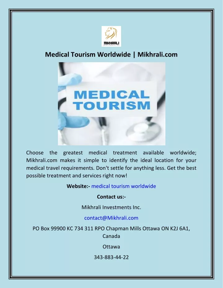 medical tourism worldwide mikhrali com