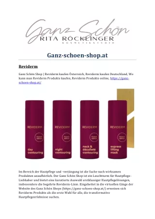ganz schoen shop at