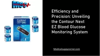 Contour Next EZ Blood Glucose Monitoring System