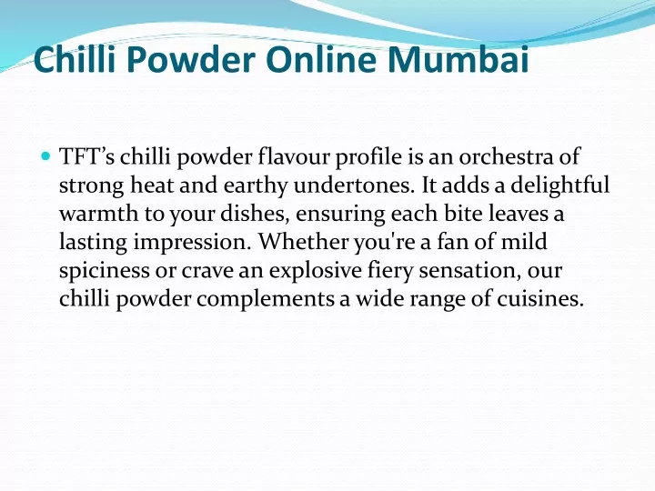 chilli powder online mumbai