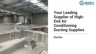 Air Conditioning Ducting - Ductus