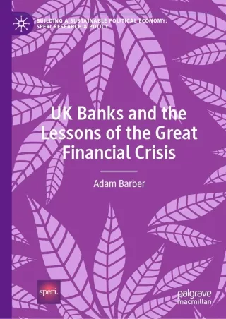 [❤READ⚡ ✔DOWNLOAD⭐]  UK Banks and the Lessons of the Great Financial Crisis (Bui