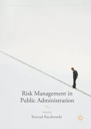 [PDF] ✔DOWNLOAD⭐  Risk Management in Public Administration