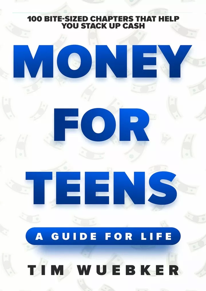 download book pdf money for teens a guide