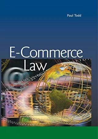 get [PDF] ✔DOWNLOAD⭐ E-Commerce Law