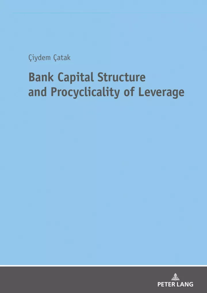 PPT - DOWNLOAD⭐ Book [PDF] Bank Capital Structure And Procyclicality Of ...