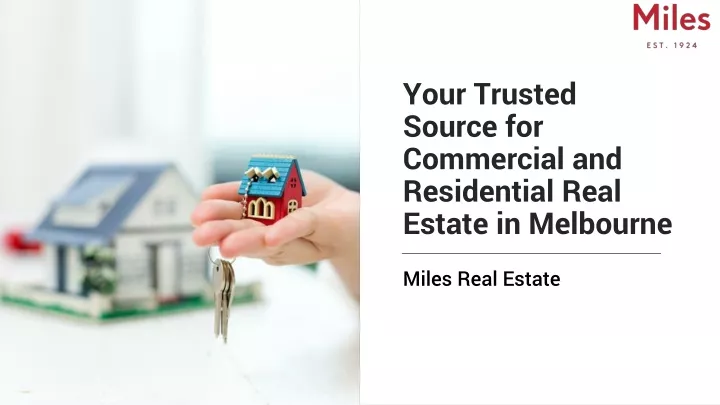 your trusted source for commercial and residential real estate in melbourne