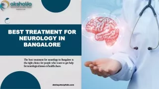 Best Treatment for Neurology in Bangalore