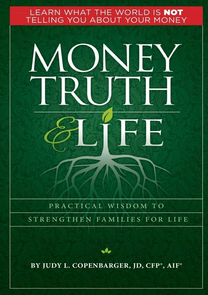 pdf download money truth life practical wisdom