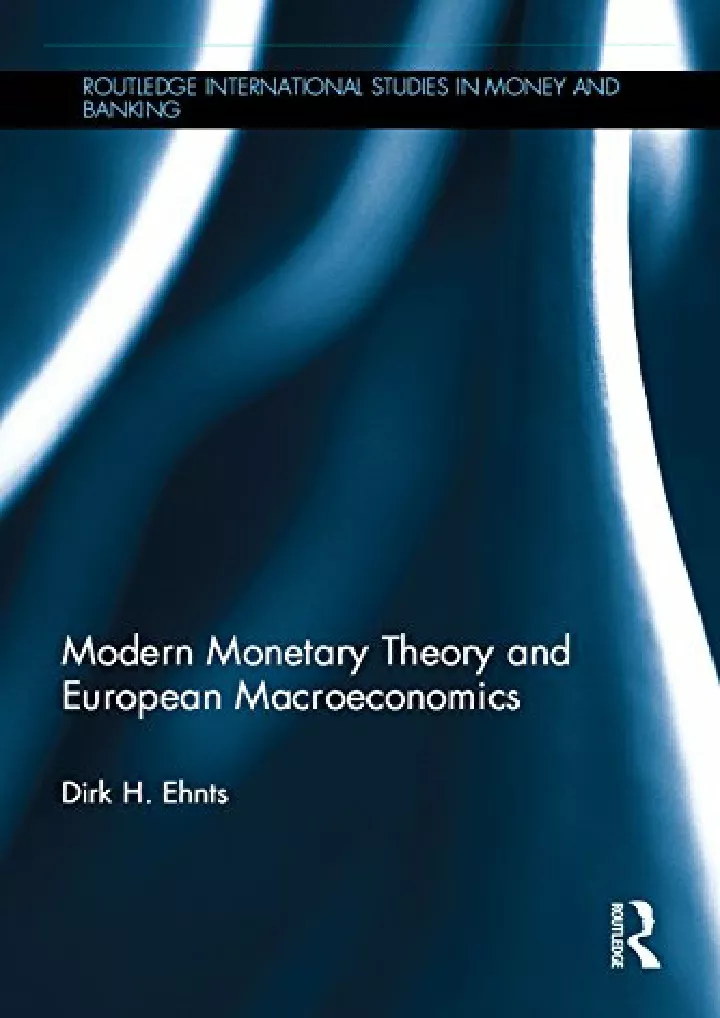 pdf read download modern monetary theory