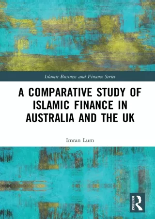 get [PDF] ✔Download⭐ A Comparative Study of Islamic Finance in Australia and the