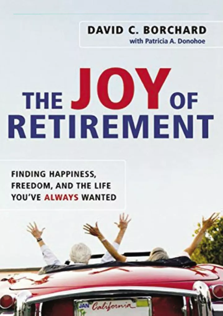 download book pdf the joy of retirement finding