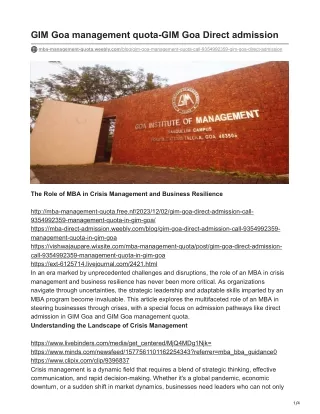 mba-management-quota.weebly.com-GIM Goa management quota-GIM Goa Direct admission