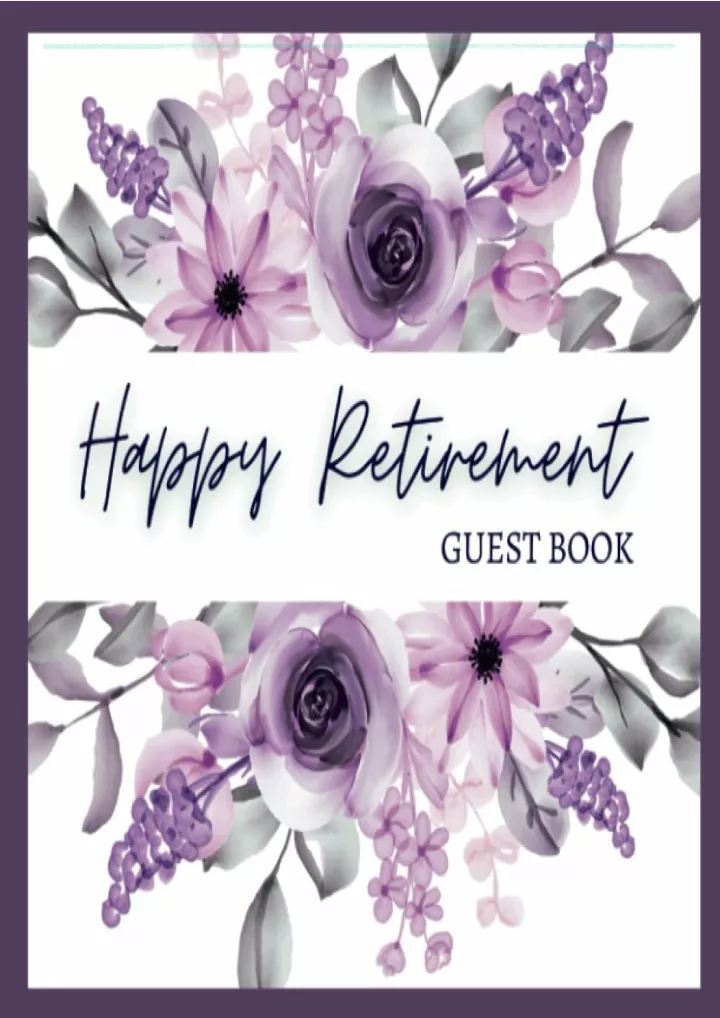 pdf read online happy retirement guest message