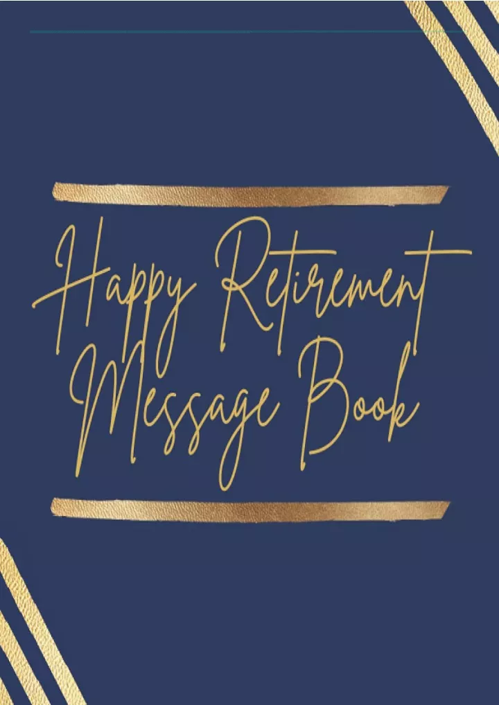 pdf read online happy retirement message book