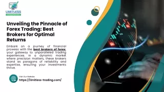 Unveiling the Pinnacle of Forex Trading: Best Brokers for Optimal Returns