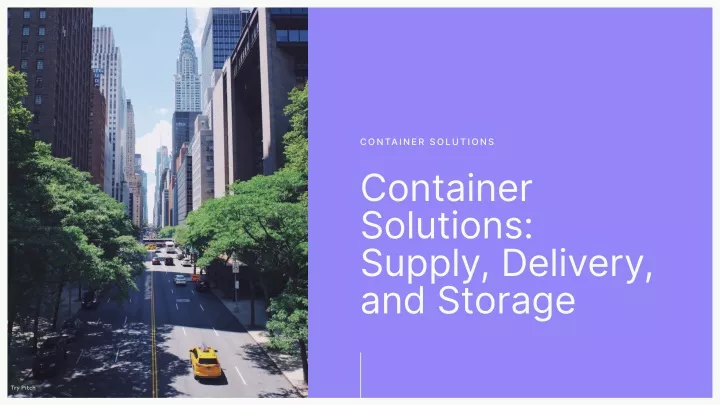 container solutions