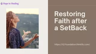 Restoring Faith: a Guided Journey to Rediscover Your Inner Strength
