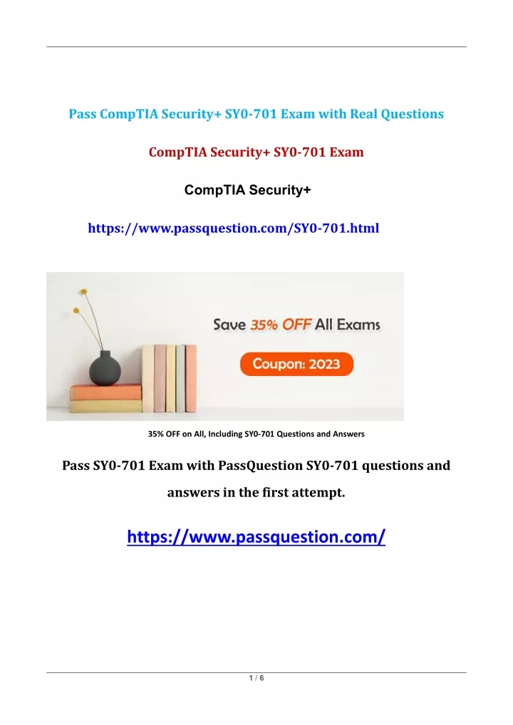 pass comptia security sy0 701 exam with real