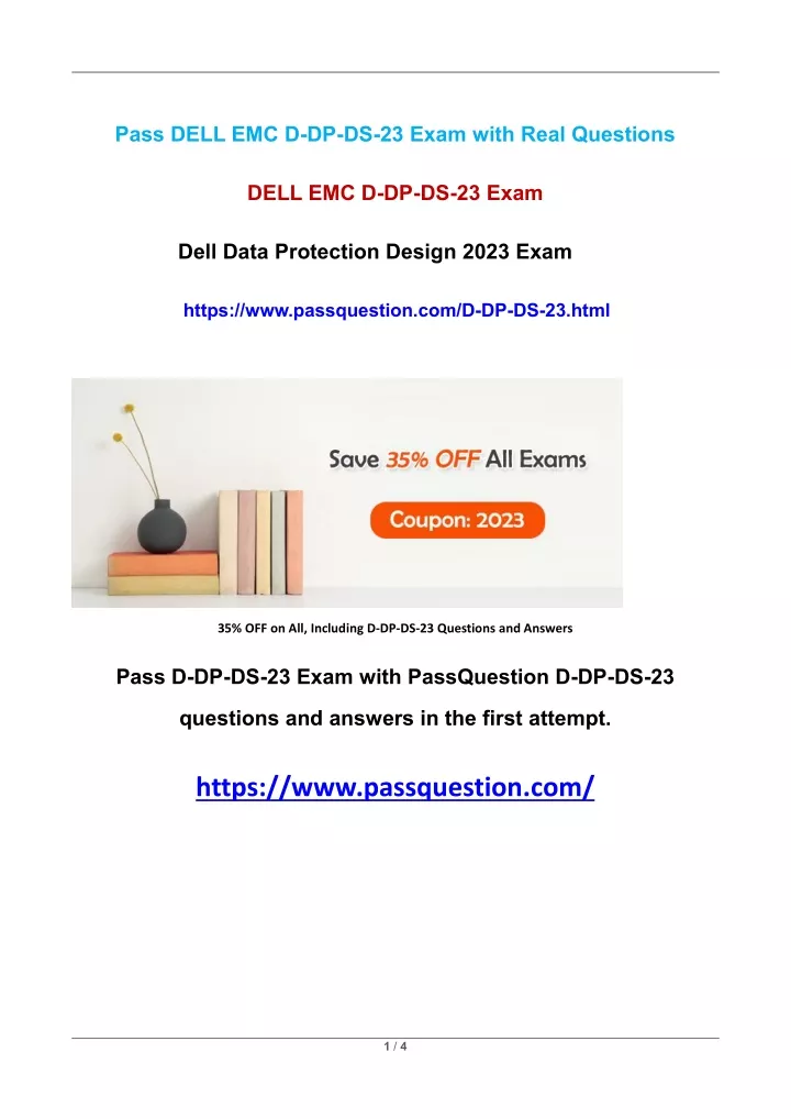 pass dell emc d dp ds 23 exam with real questions