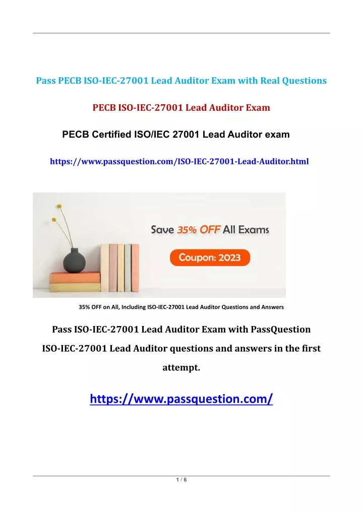 pass pecb iso iec 27001 lead auditor exam with