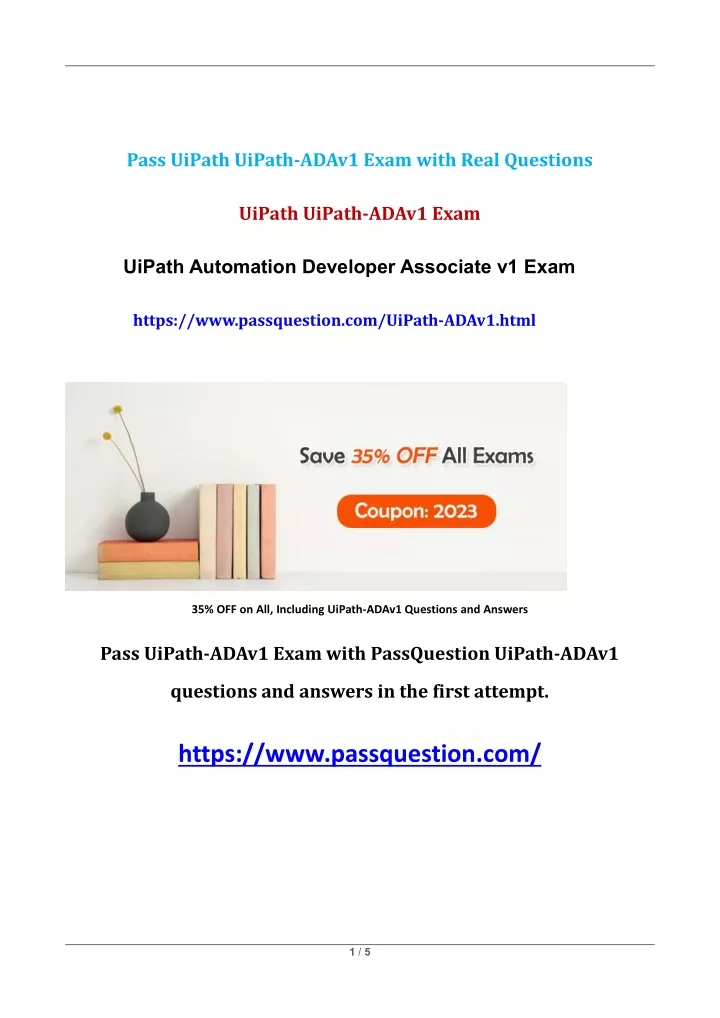 pass uipath uipath adav1 exam with real questions