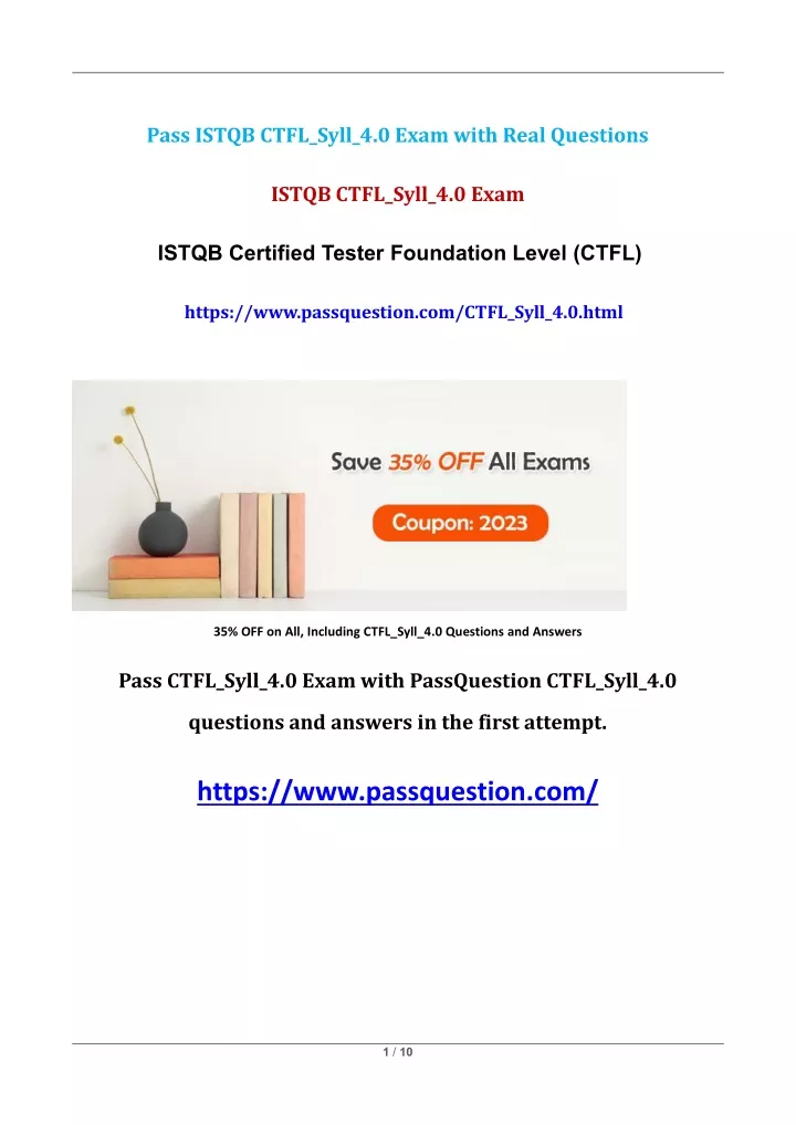 pass istqb ctfl syll 4 0 exam with real questions
