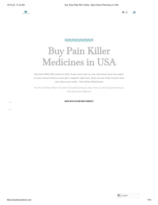 pixelsmedstore-Buy Pain Killer Pills Online - Best Online Pharmacy in USA