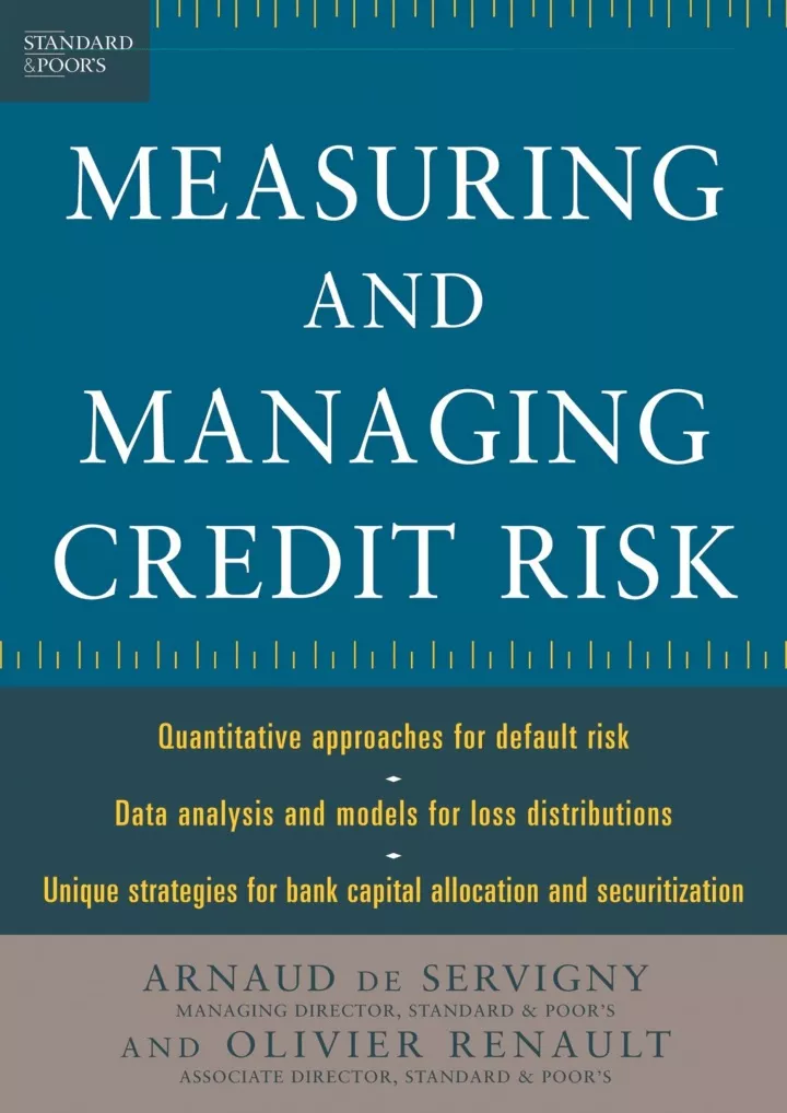 pdf read online measuring and managing credit